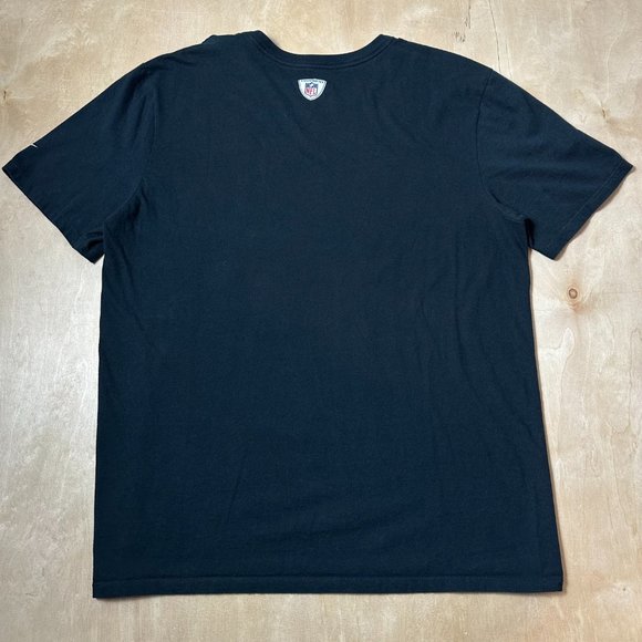 Nike Tee Men's Large Property of Raiders Black NFL Football Athletic Cut T-Shirt - Picture 5 of 5